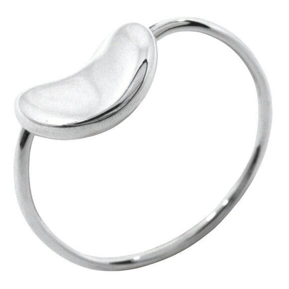 TIFFANY&Co. Bean Ring Elsa Peretti Silver925 #6.2(US Size) 2.2g Women - Picture 1 of 6